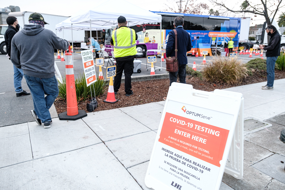 Mobile COVID Testing bus