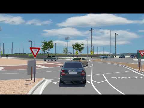 I-80 Gilman Roundabouts Video Simulation
