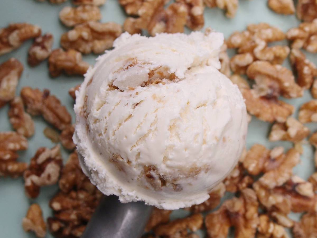 Wildflower Honey with Ricotta Walnut Lace Cookies from Salt & Straw.