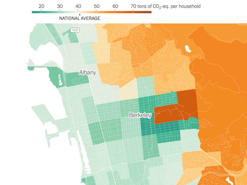 See estimated emissions footprints for your Berkeley neighborhood